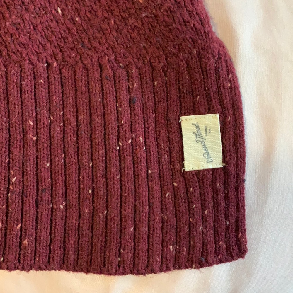 Maroon Wool Scarf